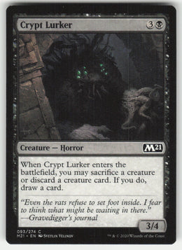 Crypt Lurker #93/274 Core Set 2021 MTG Non-Foil English
