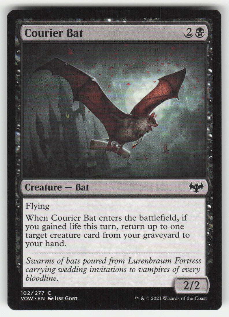 Courier Bat #102/277 Non-Foil