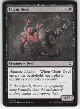 Chain Devil #120/361 Commander Legends: Battle for Baldur's Gate MTG Non-Foil