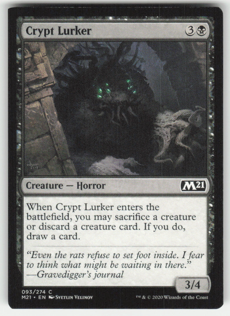 Crypt Lurker #93/274 Core Set 2021 MTG Non-Foil English