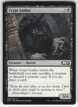 Crypt Lurker #93/274 Core Set 2021 MTG Non-Foil English