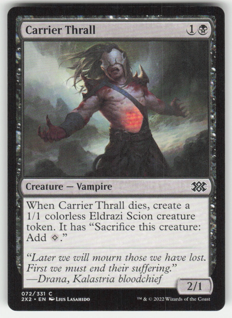 Carrier Thrall #72/331 Double Masters 2022 MTG Non-Foil English
