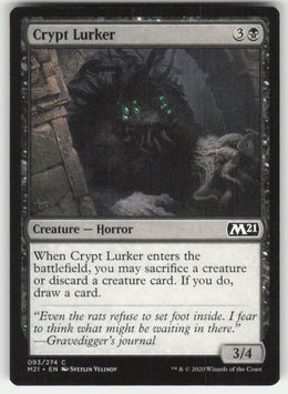 Crypt Lurker #93/274 Core Set 2021 MTG Non-Foil English
