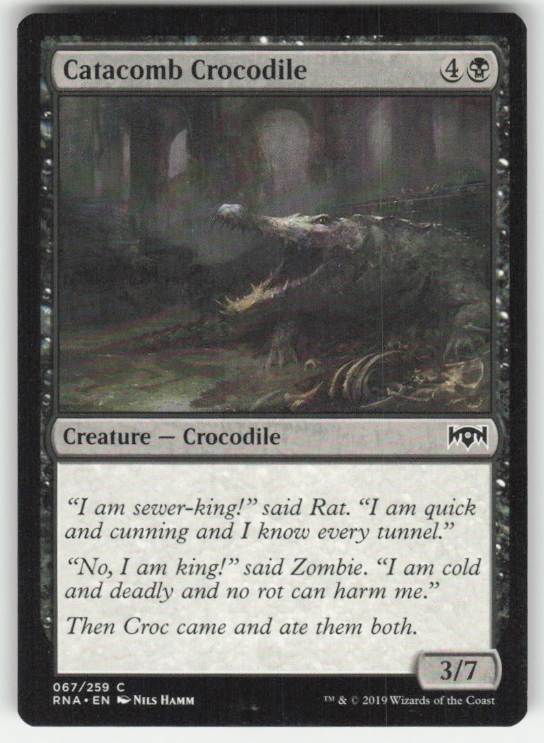 Catacomb Crocodile #67/259 Ravnica Allegiance MTG Non-Foil English