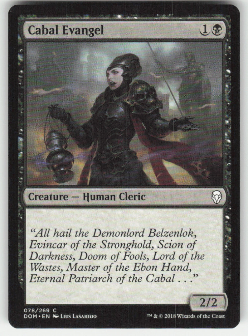 Cabal Evangel #78/269 Dominaria MTG Non-Foil English