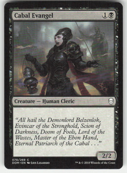 Cabal Evangel #78/269 Dominaria MTG Non-Foil English