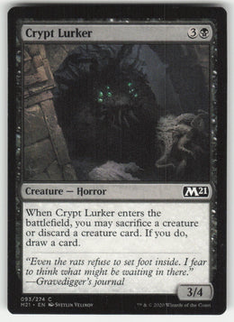 Crypt Lurker #93/274 Core Set 2021 MTG Non-Foil English