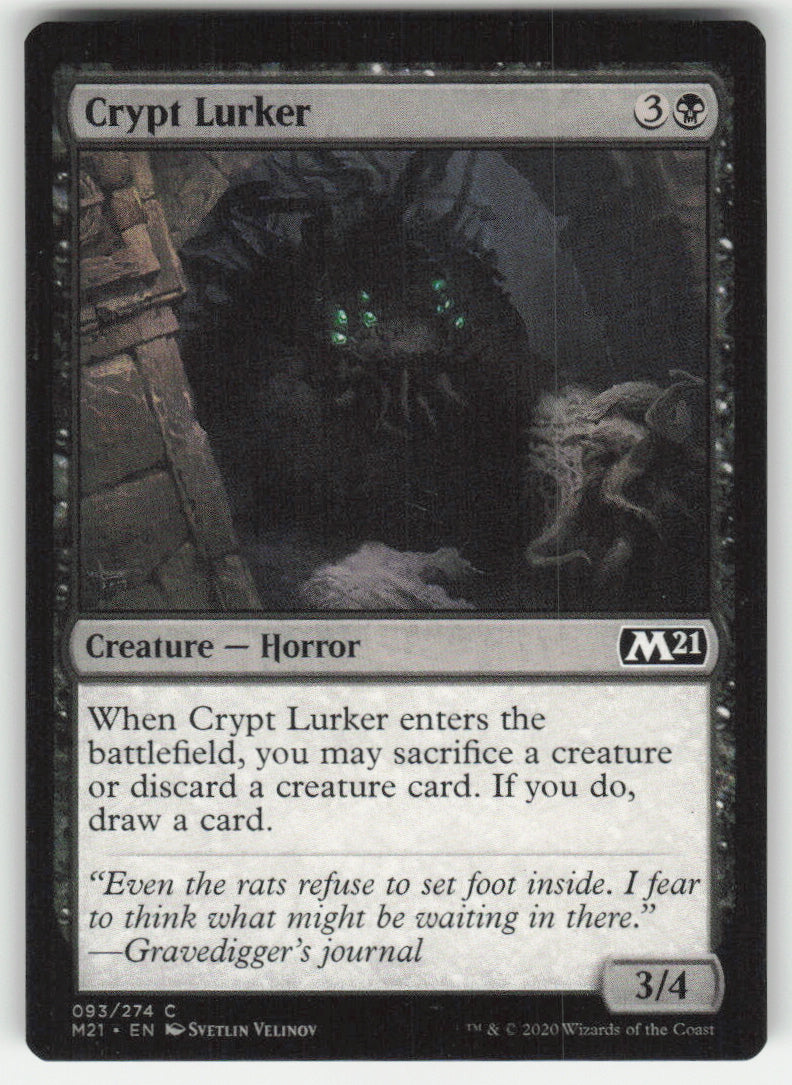 Crypt Lurker #93/274 Core Set 2021 MTG Non-Foil English