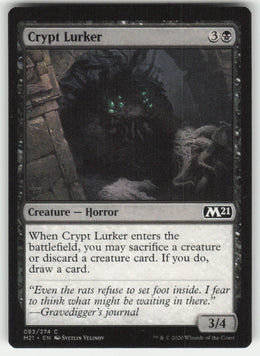Crypt Lurker #93/274 Core Set 2021 MTG Non-Foil English