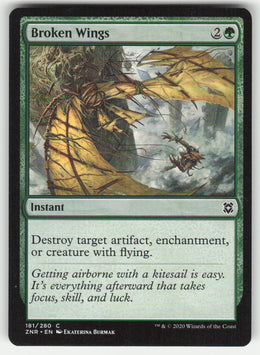 Broken Wings #181/280 Zendikar Rising MTG Non-Foil English