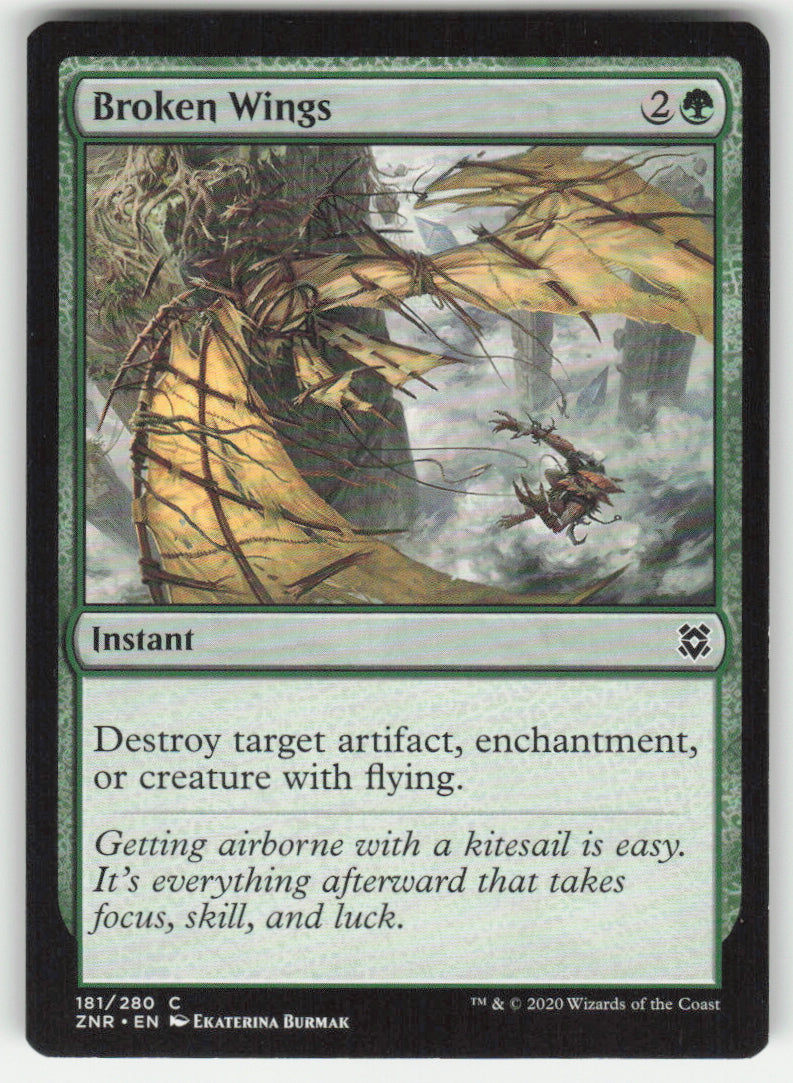 Broken Wings #181/280 Zendikar Rising MTG Non-Foil English