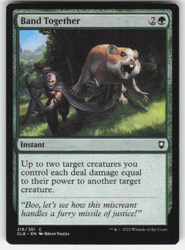 Band Together #216/361 Commander Legends: Battle for Baldur's Gate MTG Non-Foil