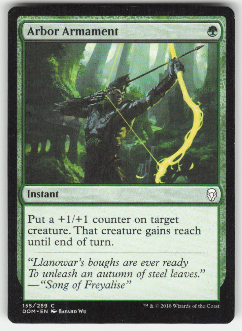 Arbor Armament #155/269 Dominaria MTG Non-Foil English