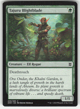Tajuru Blightblade #208/280 Zendikar Rising MTG Non-Foil English