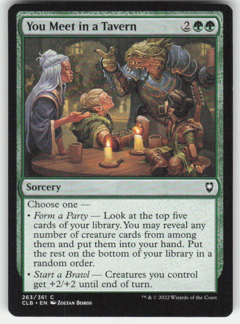 You Meet in a Tavern #263/361 Non-Foil