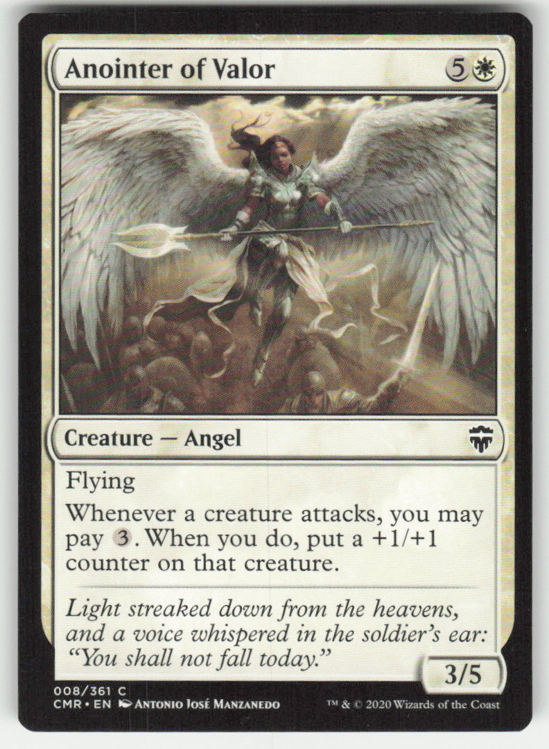 Anointer of Valor #8/361 Commander Legends MTG Non-Foil English