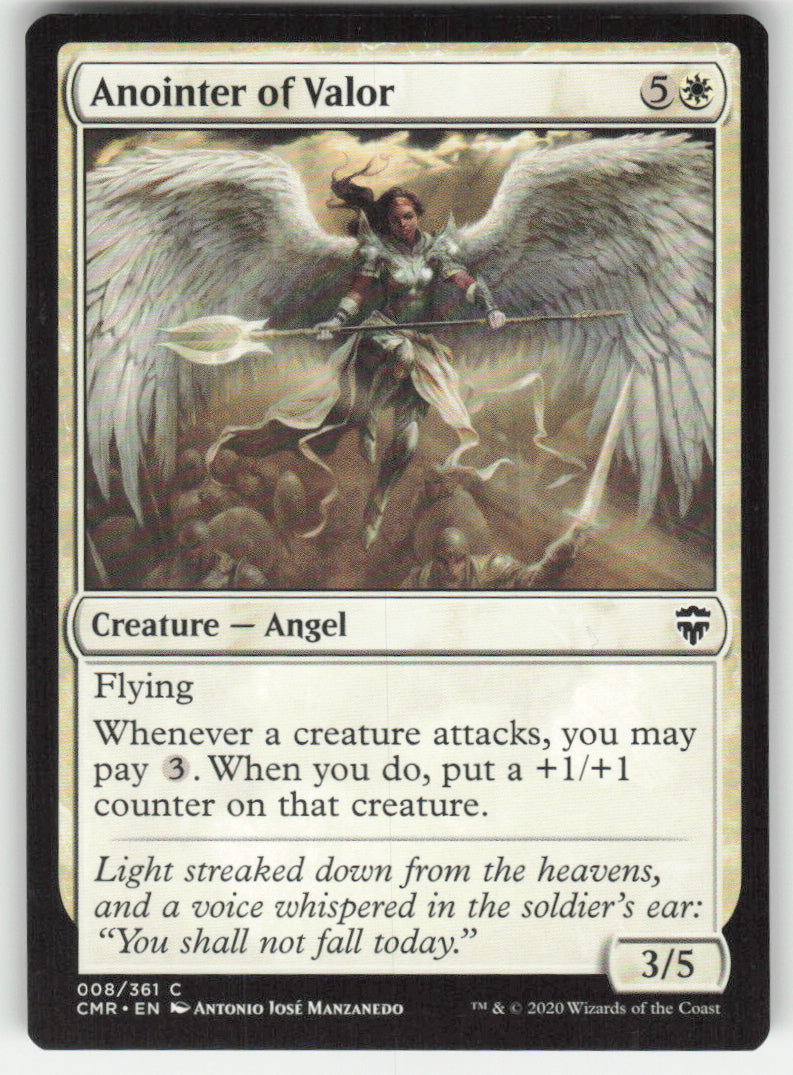 Anointer of Valor #8/361 Commander Legends MTG Non-Foil English