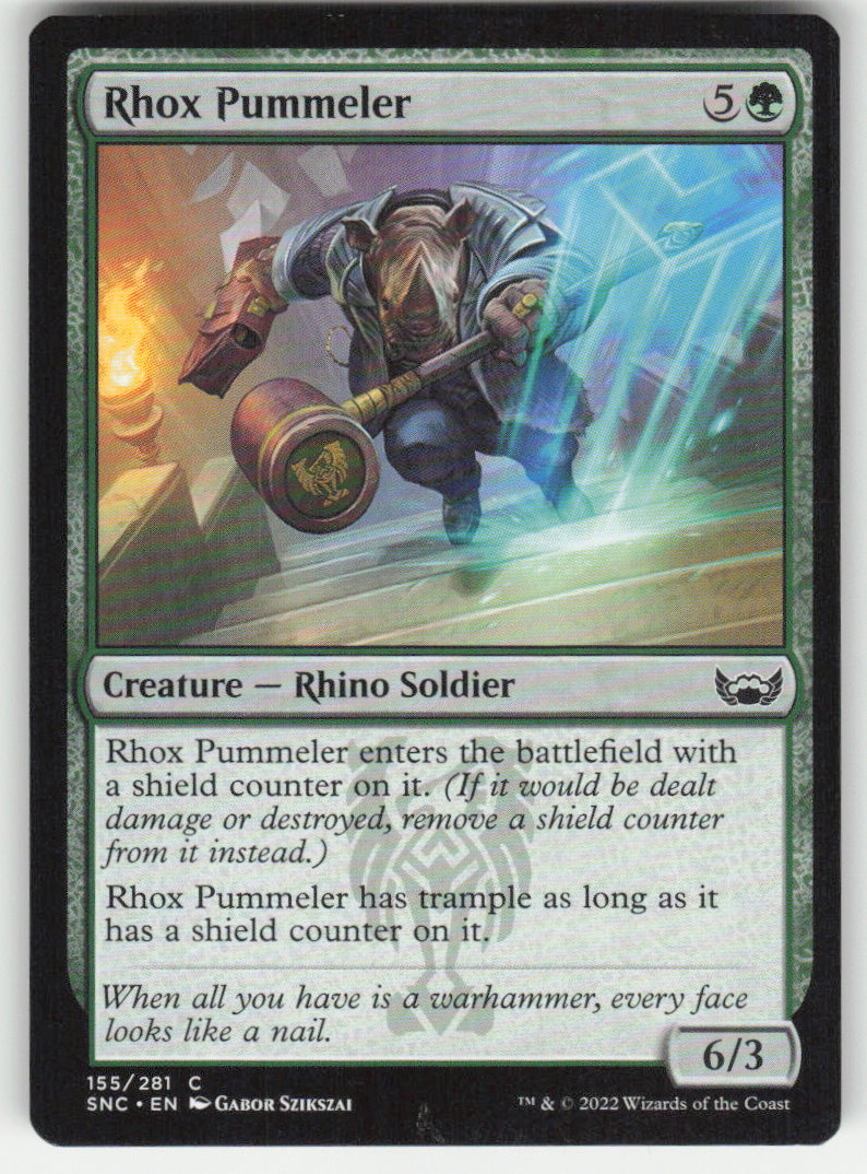 Rhox Pummeler #155/281 Streets of New Capenna MTG Non-Foil English