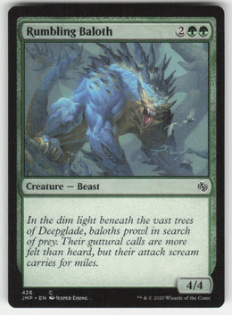 Rumbling Baloth #426 Jumpstart MTG Non-Foil English