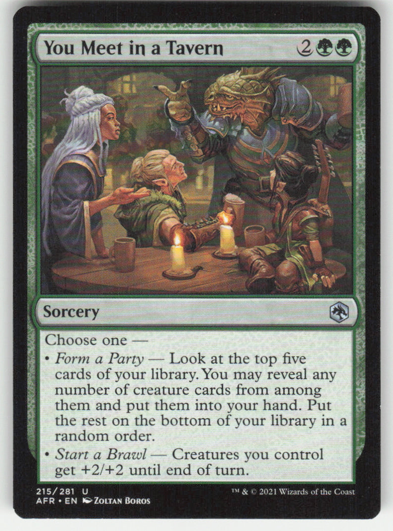 You Meet in a Tavern #215/281 Non-Foil