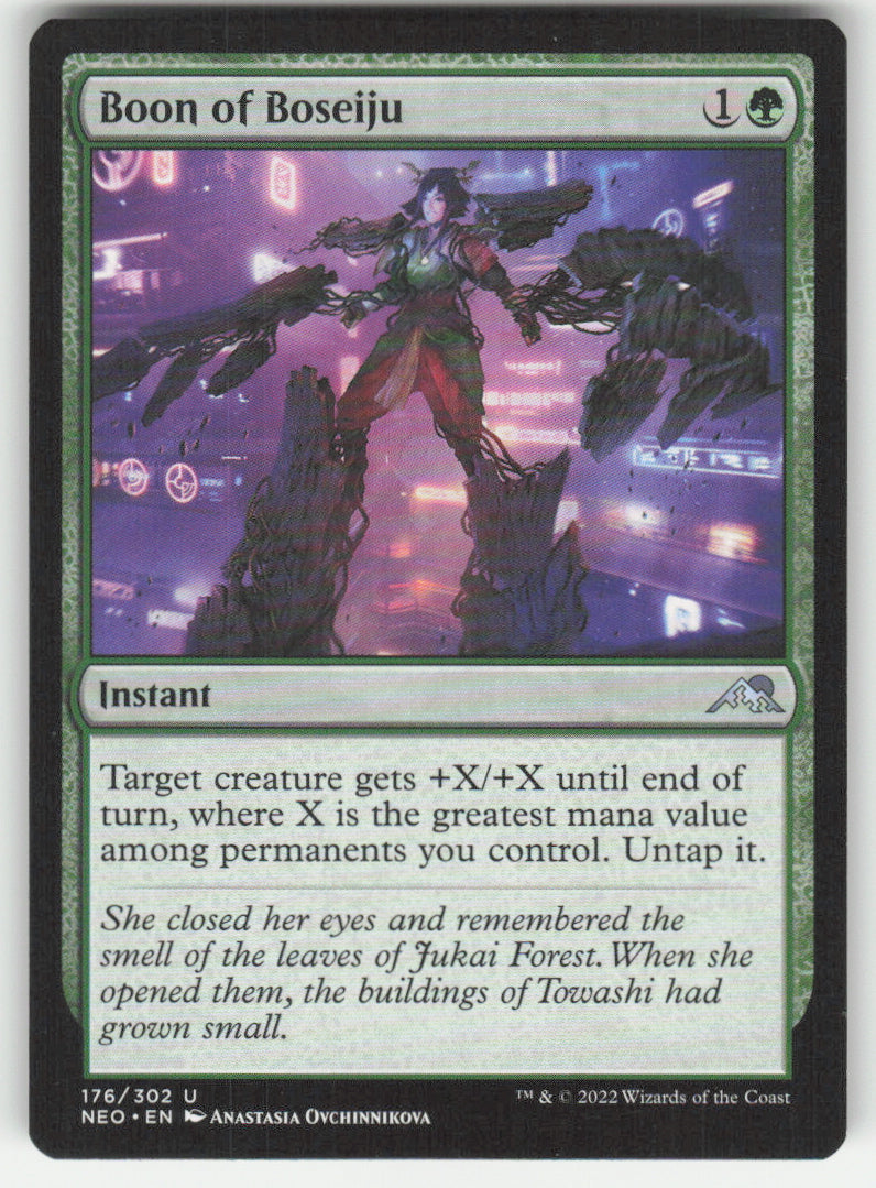 Boon of Boseiju #176/302 Kamigawa: Neon Dynasty MTG Non-Foil English