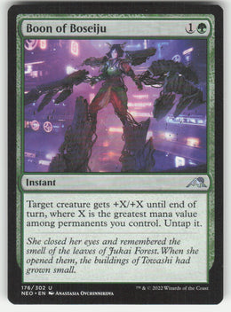 Boon of Boseiju #176/302 Kamigawa: Neon Dynasty MTG Non-Foil English