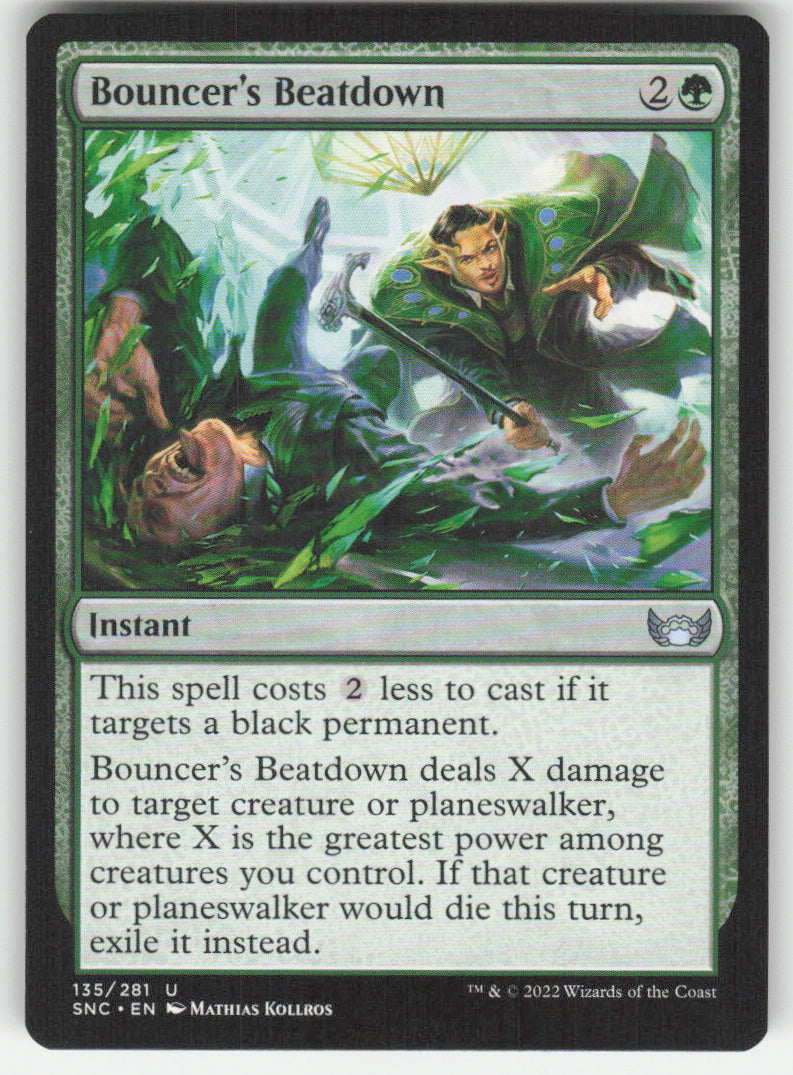 Bouncer's Beatdown #135/281 Streets of New Capenna MTG Non-Foil English