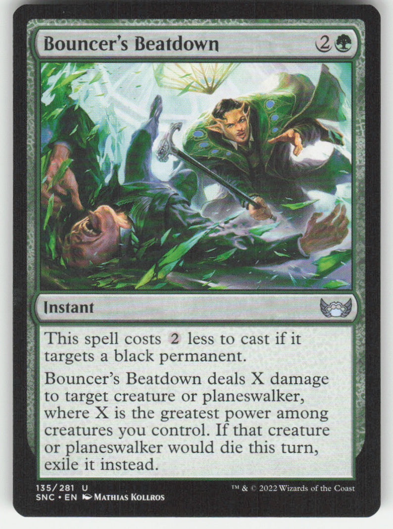 Bouncer's Beatdown #135/281 Streets of New Capenna MTG Non-Foil English