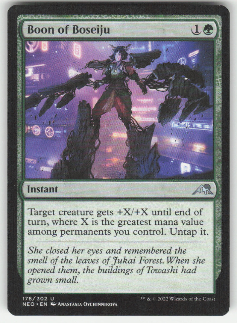 Boon of Boseiju #176/302 Kamigawa: Neon Dynasty MTG Non-Foil English