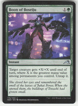 Boon of Boseiju #176/302 Kamigawa: Neon Dynasty MTG Non-Foil English