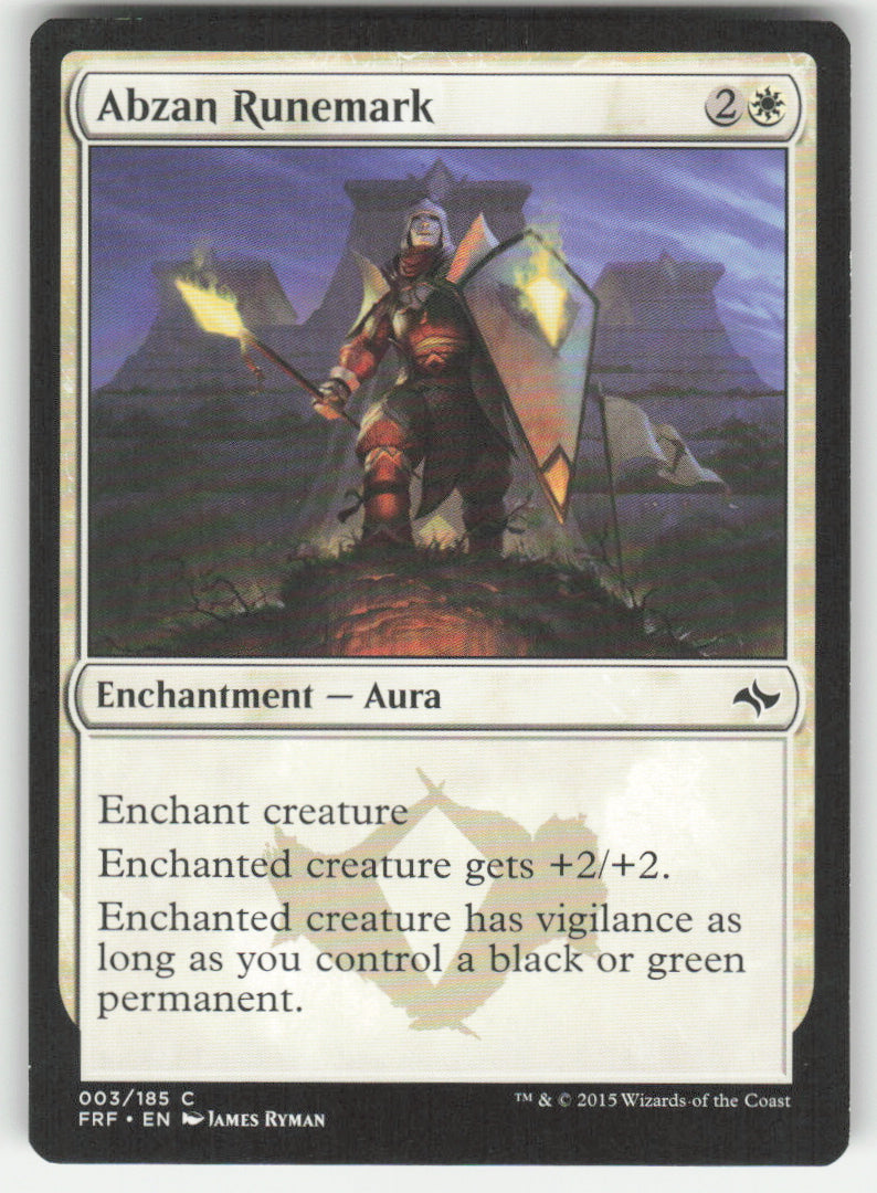 Abzan Runemark #3/185 Non-Foil