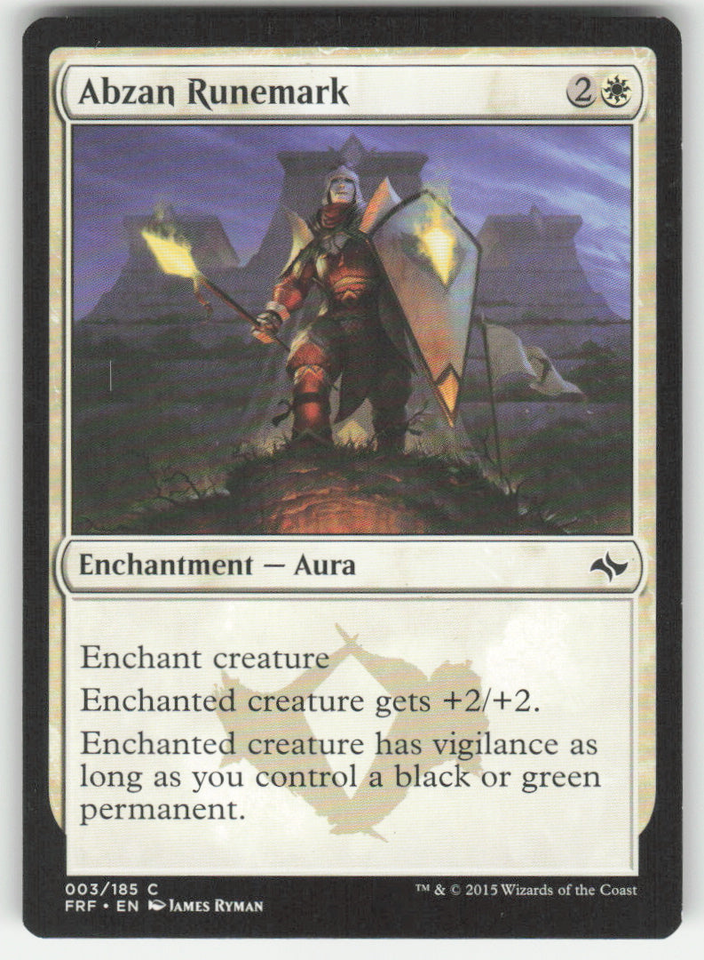 Abzan Runemark #3/185 Non-Foil