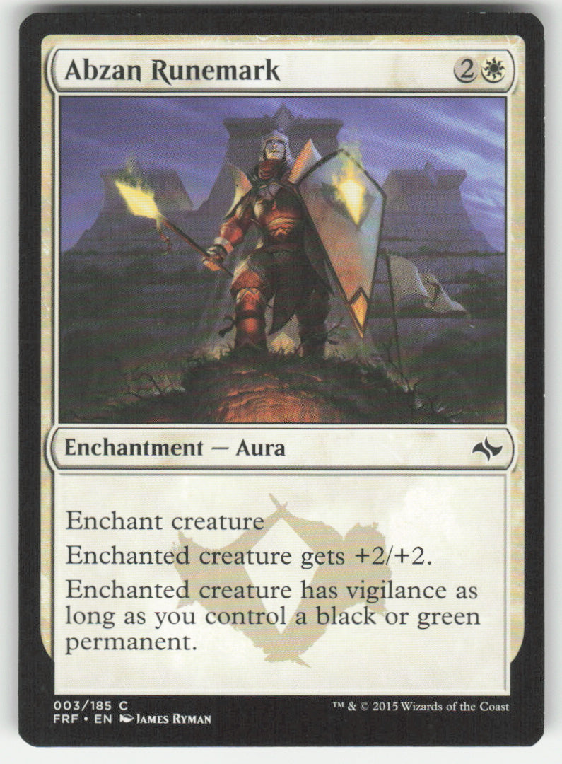 Abzan Runemark #3/185 Non-Foil