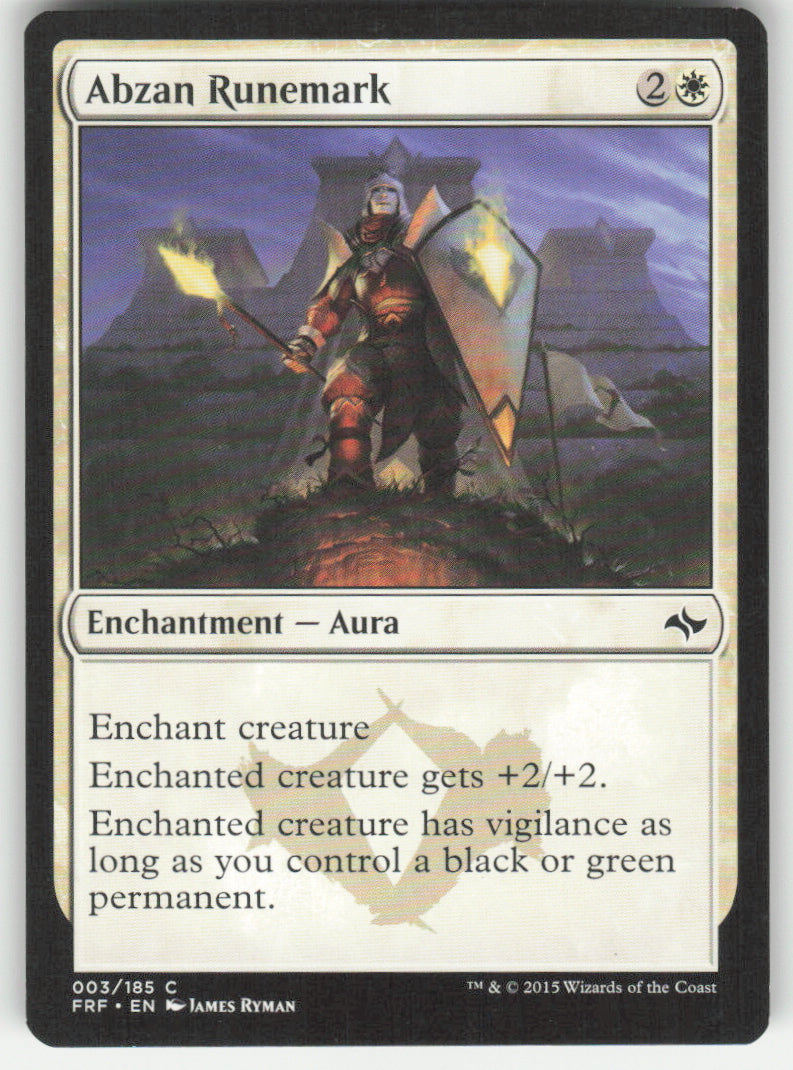 Abzan Runemark #3/185 Non-Foil
