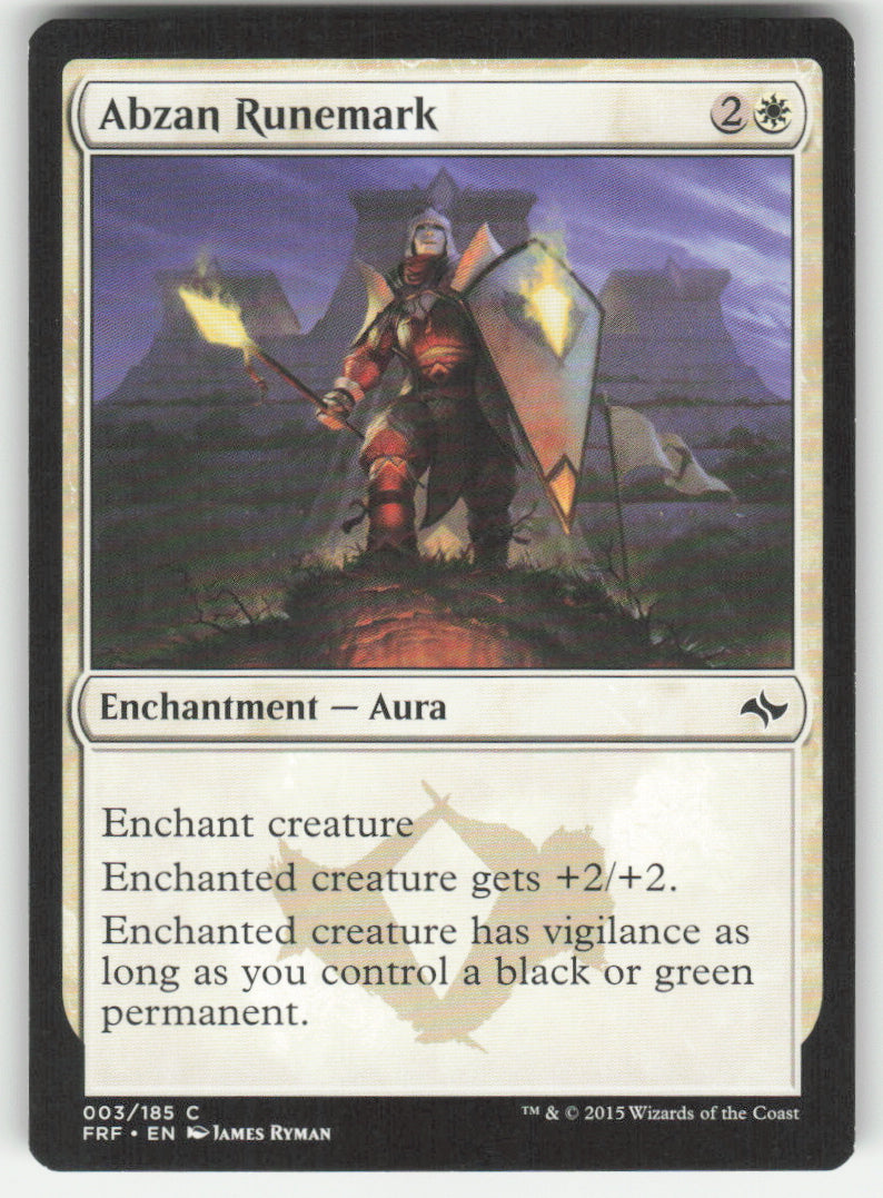 Abzan Runemark #3/185 Non-Foil