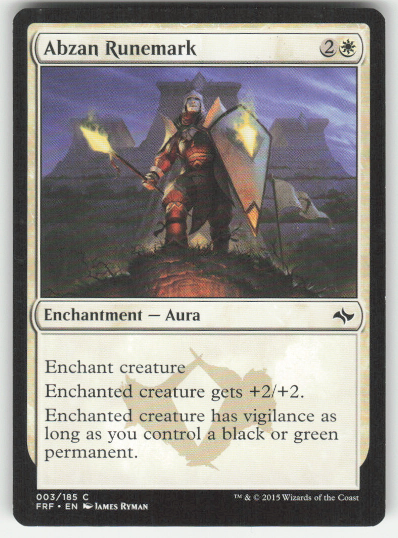 Abzan Runemark #3/185 Non-Foil