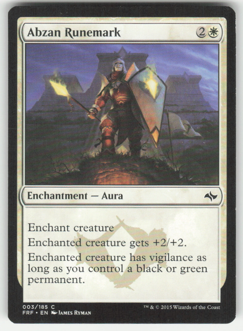 Abzan Runemark #3/185 Non-Foil