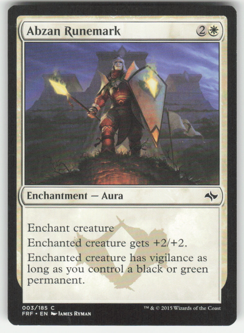 Abzan Runemark #3/185 Non-Foil