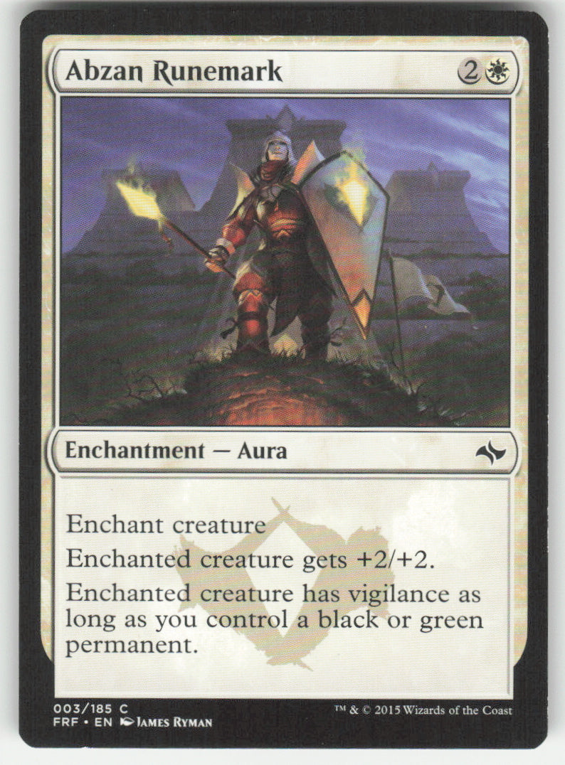 Abzan Runemark #3/185 Non-Foil