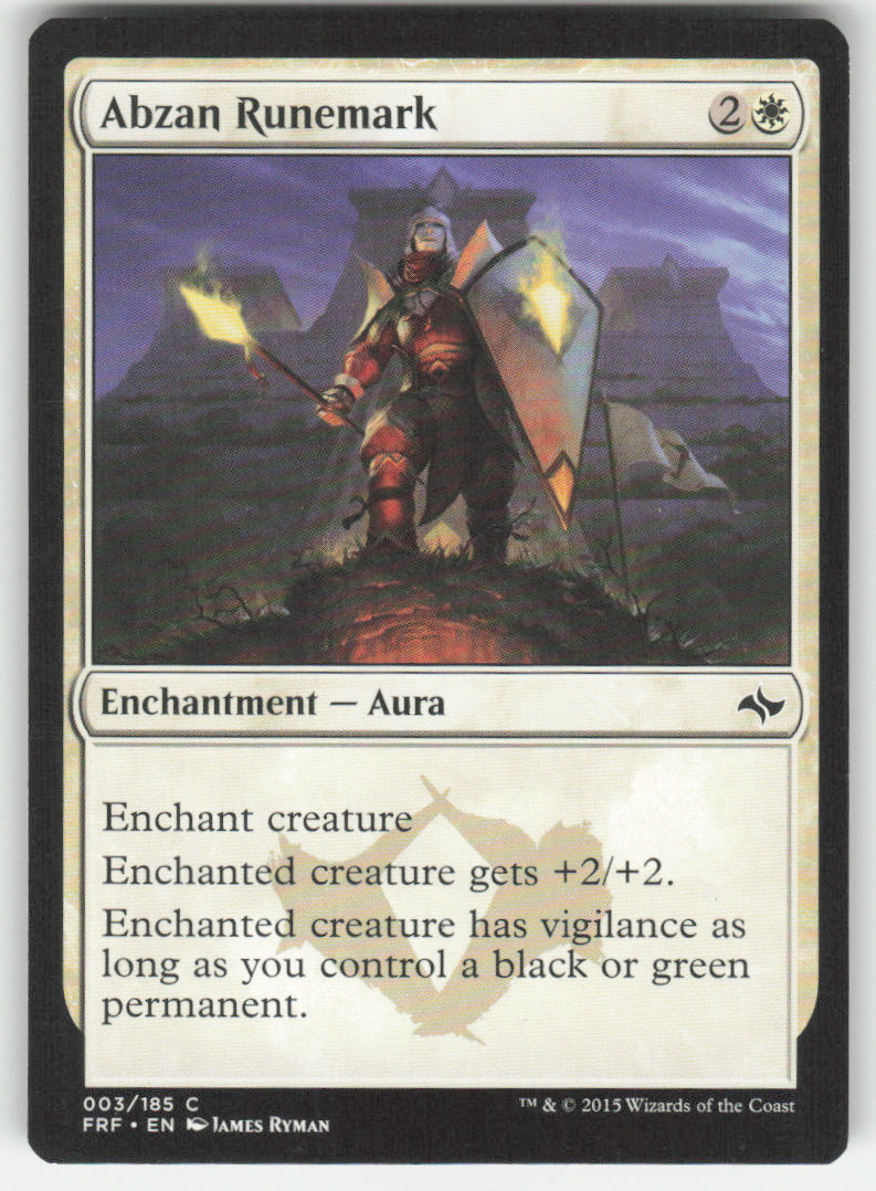 Abzan Runemark #3/185 Non-Foil