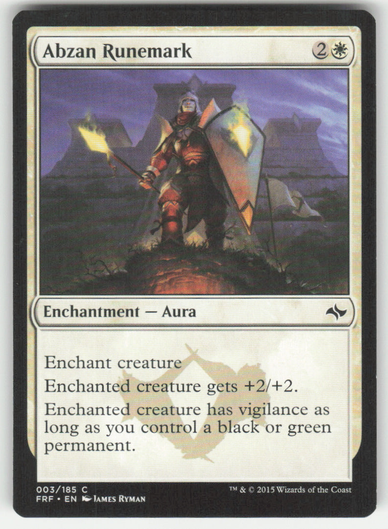 Abzan Runemark #3/185 Non-Foil