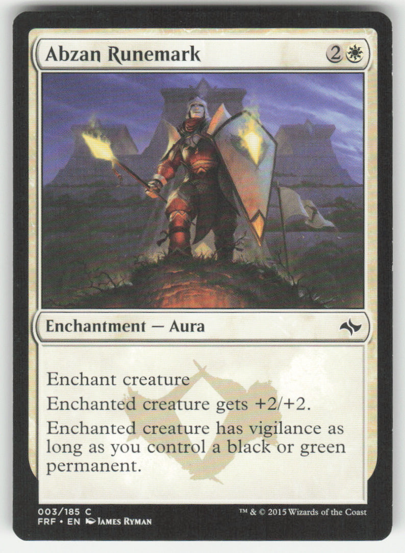 Abzan Runemark #3/185 Non-Foil