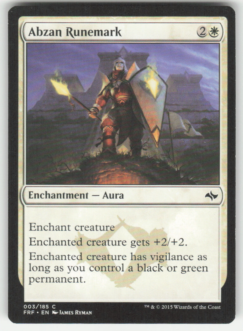 Abzan Runemark #3/185 Non-Foil