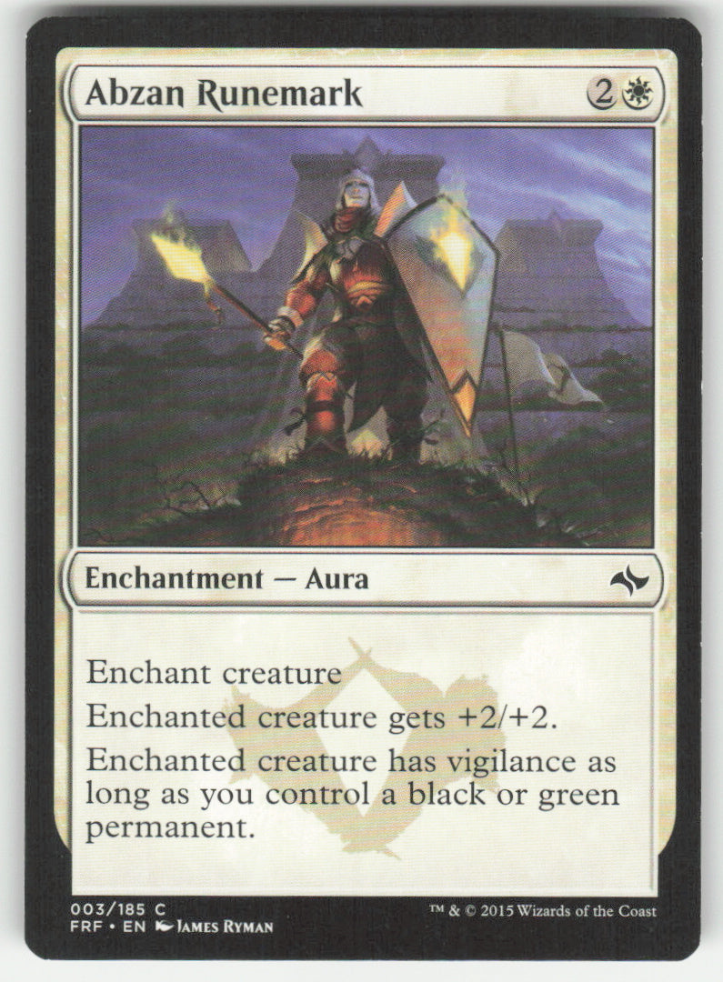 Abzan Runemark #3/185 Non-Foil