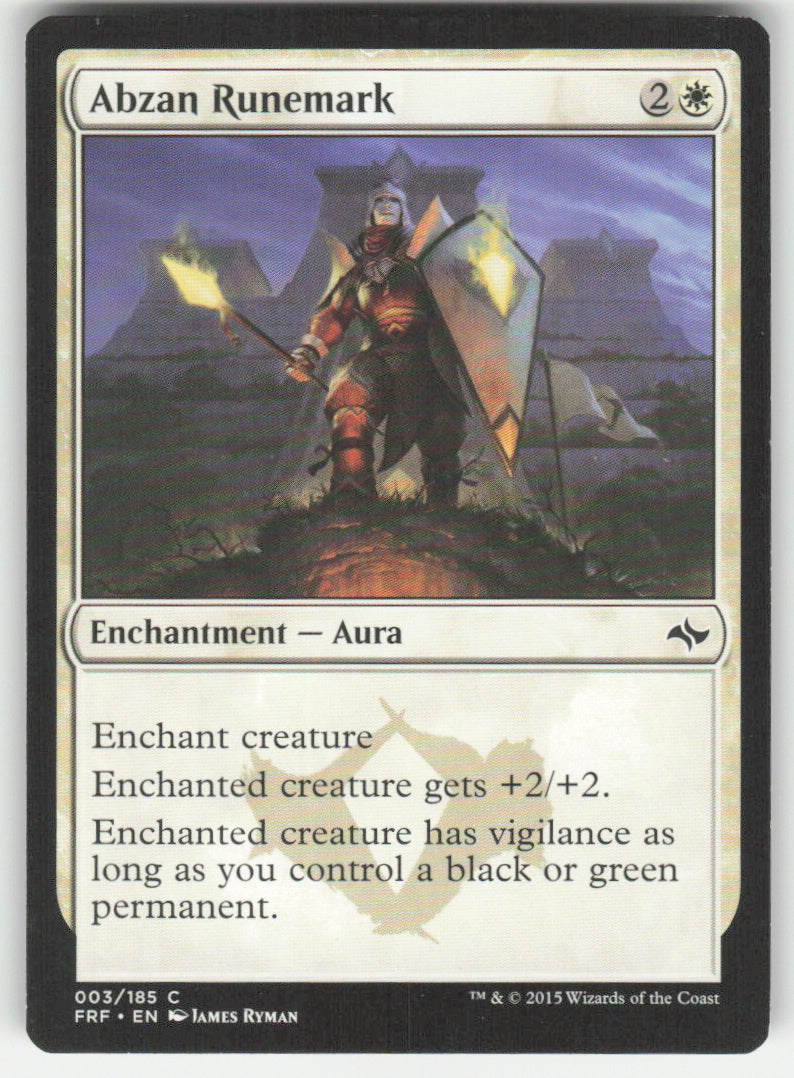 Abzan Runemark #3/185 Non-Foil