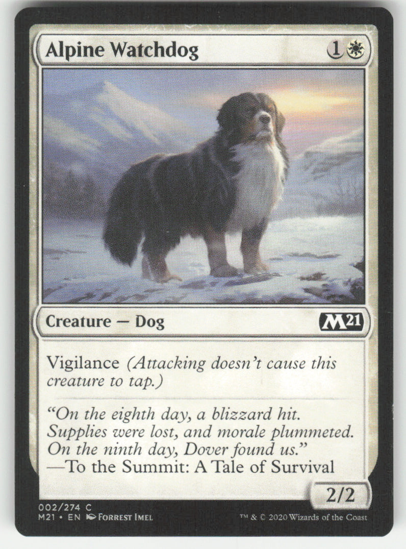 Alpine Watchdog #2/274 Core Set 2021 MTG Non-Foil English