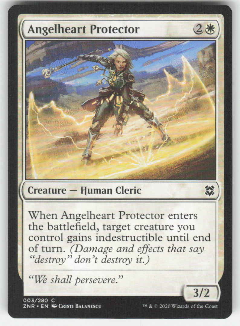 Angelheart Protector #3/280 Zendikar Rising MTG Non-Foil English