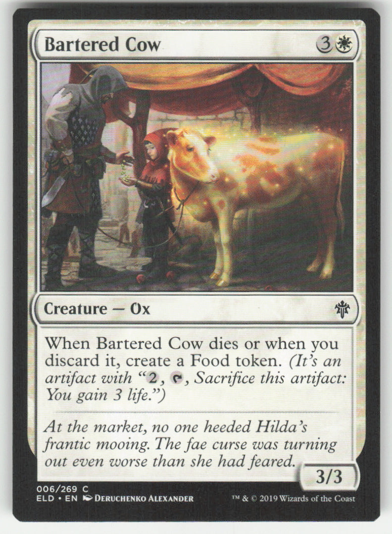 Bartered Cow #6/269 Throne of Eldraine MTG Non-Foil English