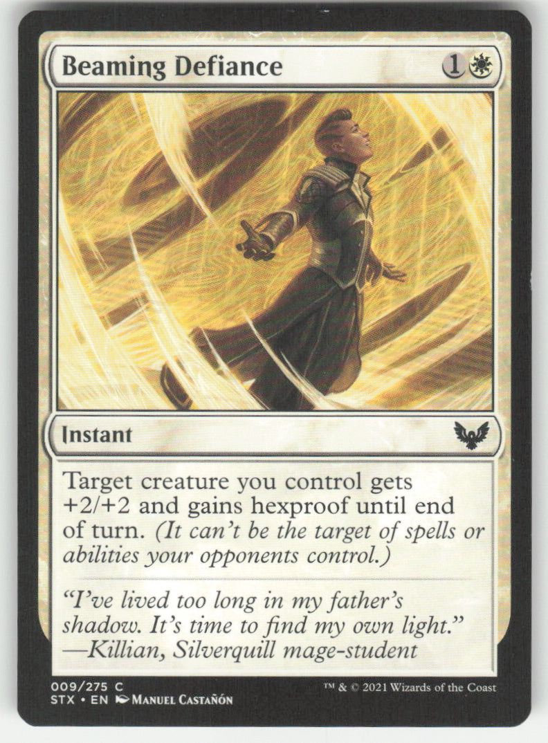 Beaming Defiance #9/275 Non-Foil
