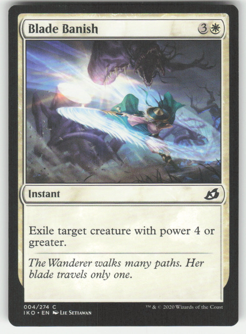 Blade Banish #4/274 Ikoria: Lair of Behemoths MTG Non-Foil English